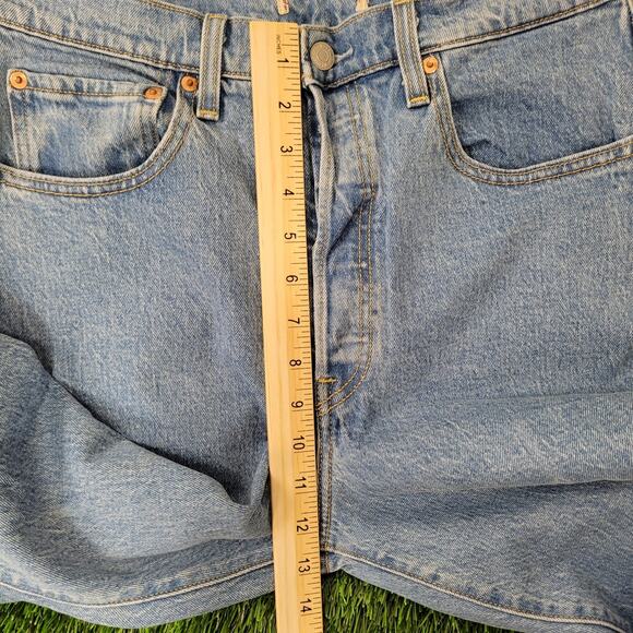 LEVIS 501 Baggy Button Fly Boyfriend Jeans Womens 2 29x26 Faded Stonewash - Picture 10 of 16